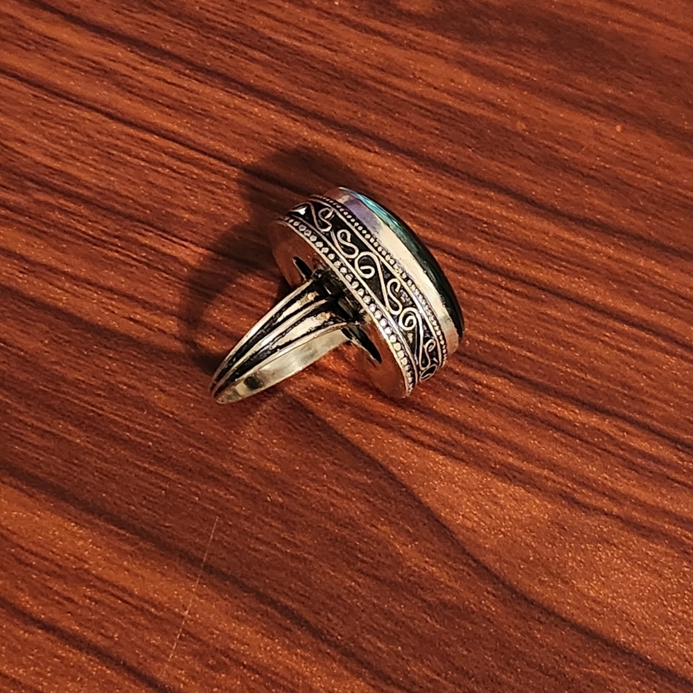 Dichroic Silver Ring - Picture 9 of 10